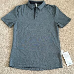 LULULEMON NWT Men's Gray Evolution Polo SIZE LARGE